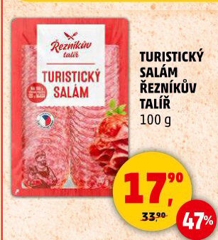 Salám turistický Řezníkův talíř
