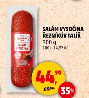 Salám Vysočina Řezníkův talíř