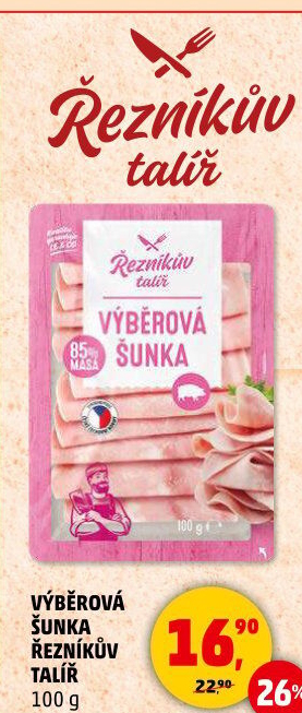 Šunka výběrová Řezníkův talíř