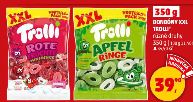 Želé bonbony Trolli