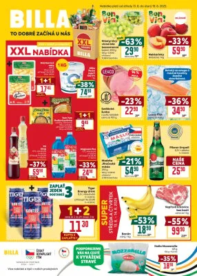 akční leták BILLA 13.8.2025-19.8.2025
