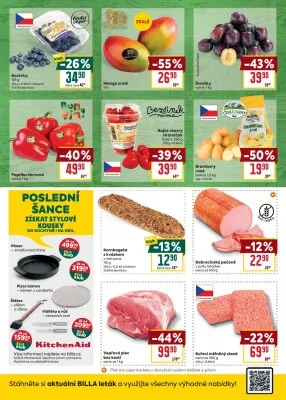 akční leták BILLA 13.8.2025-19.8.2025