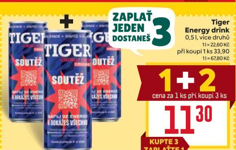 Energetický nápoj Tiger