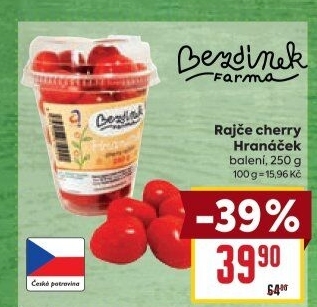 Rajčata cherry Farma Bezdínek