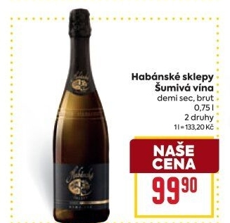 Sekt Demi Sec Habánské sklepy
