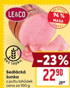 Šunka sedlácká Le&