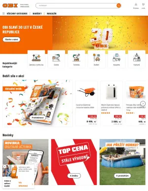 akční leták OBI 13.8.2025-19.8.2025