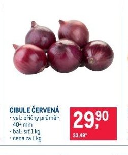 CIBULE ČERVENÁ