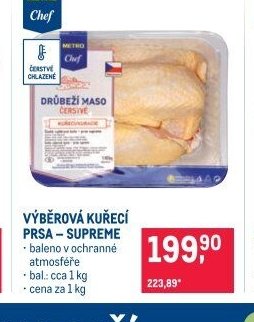 Výběrová kuřecí prsa - supreme