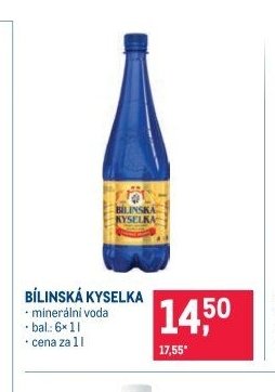 BÍLINSKÁ KYSELKA