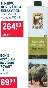 Olivový olej extra panenský Minerva