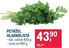 Petržel hladkolistá čerstvá