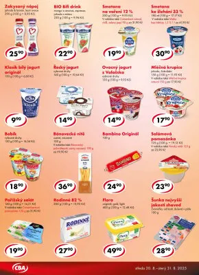 akční leták CBA 20.8.2025-31.8.2025