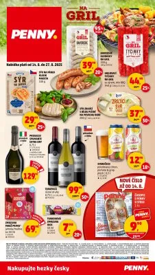 akční leták Penny Market 14.8.2025-27.8.2025