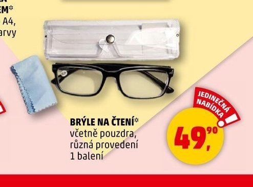 BRÝLE NA ČTENÍ*