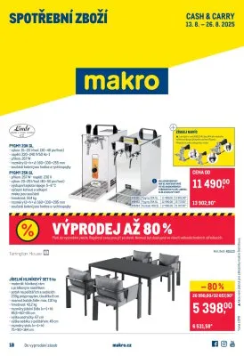 akční leták Makro 13.8.2025-26.8.2025
