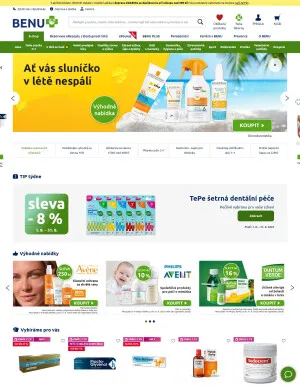 akční leták BENU Lékárna 13.8.2025-19.8.2025
