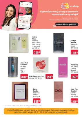 akční leták Teta drogerie 14.8.2025-26.8.2025
