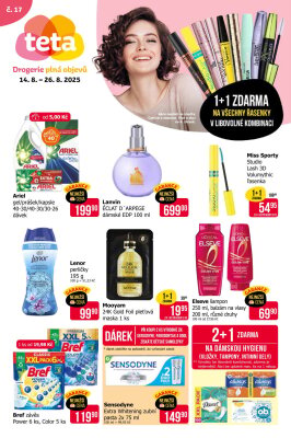 akční leták Teta drogerie 14.8.2025-26.8.2025