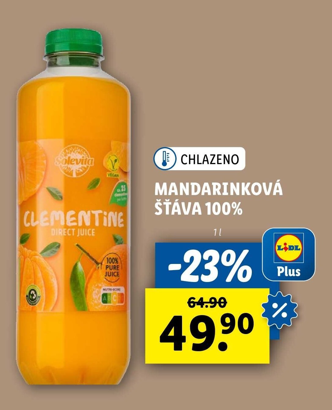 Mandarinková šťáva 100%
