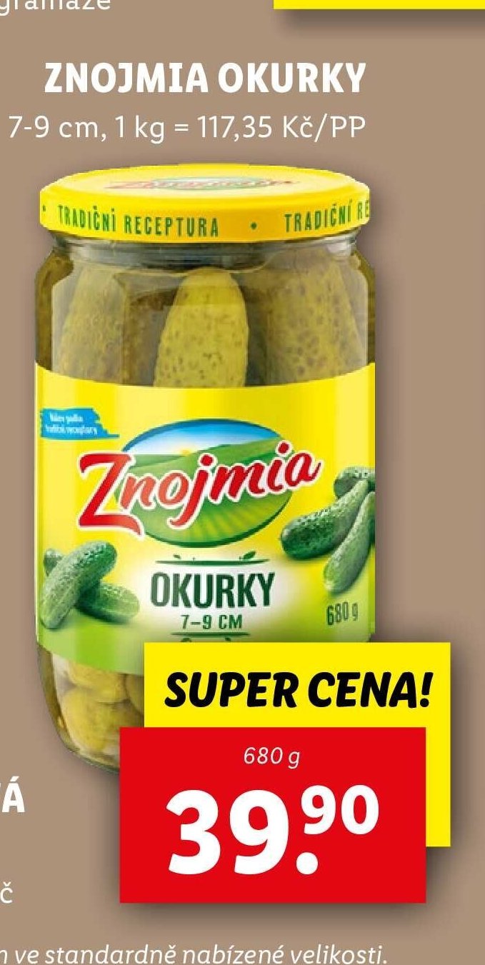 Znojmia okurky - Lidl akcniletaky.com