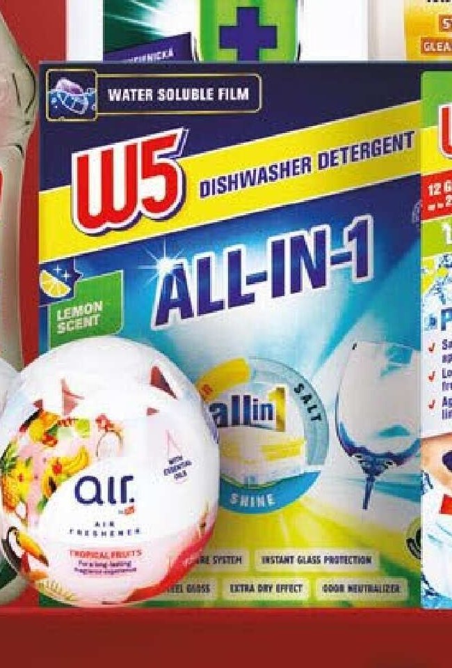 W5 All-in-1 Dishwasher Detergent