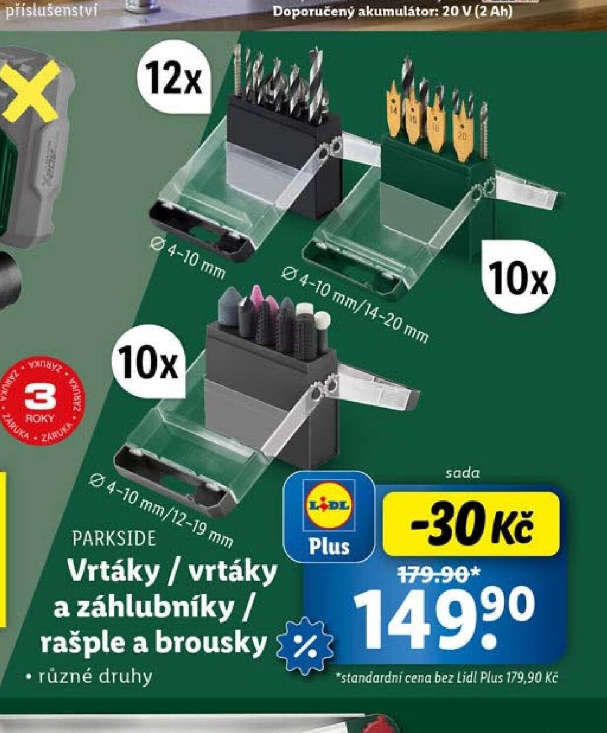 PARKSIDE Vrtáky / vrtáky a záhlubníky / rašple a brousky