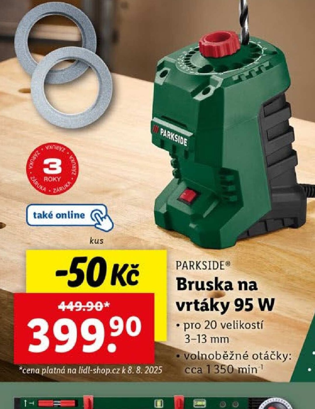 PARKSIDE Bruska na vrtáky 95 W