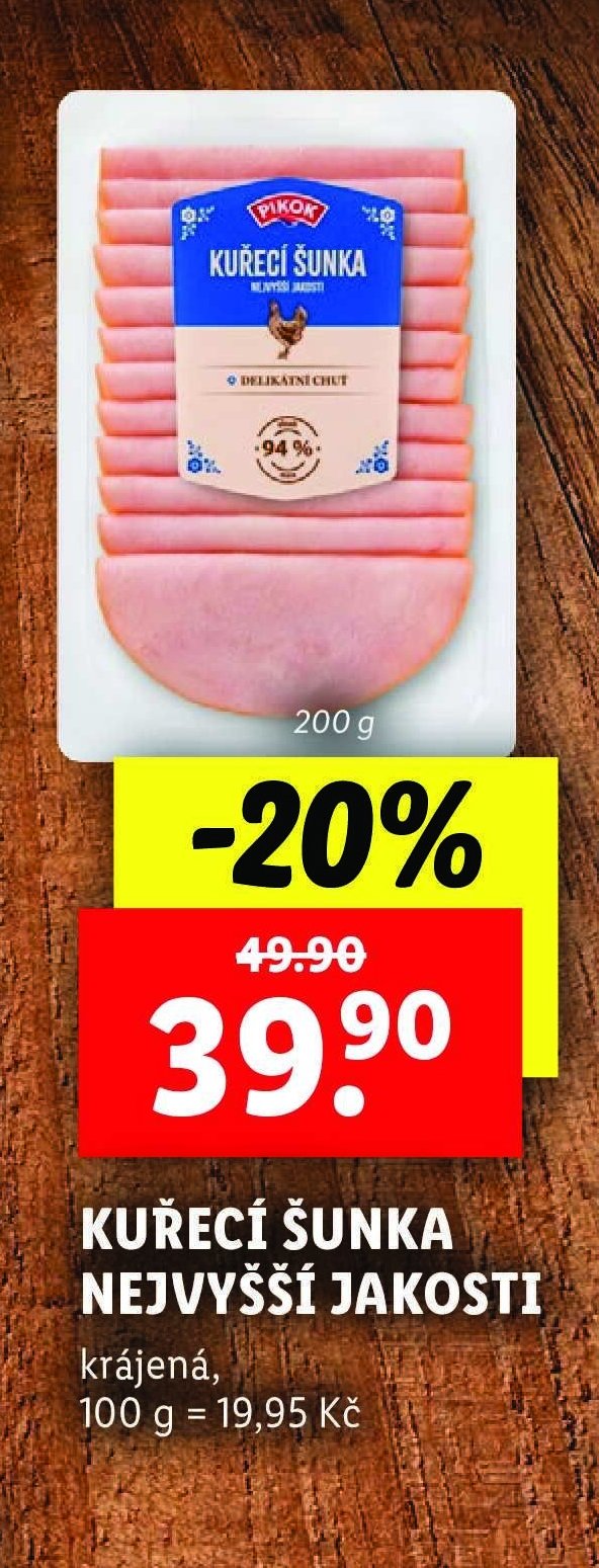 KUŘECÍ ŠUNKA NEJVYŠŠÍ JAKOSTI