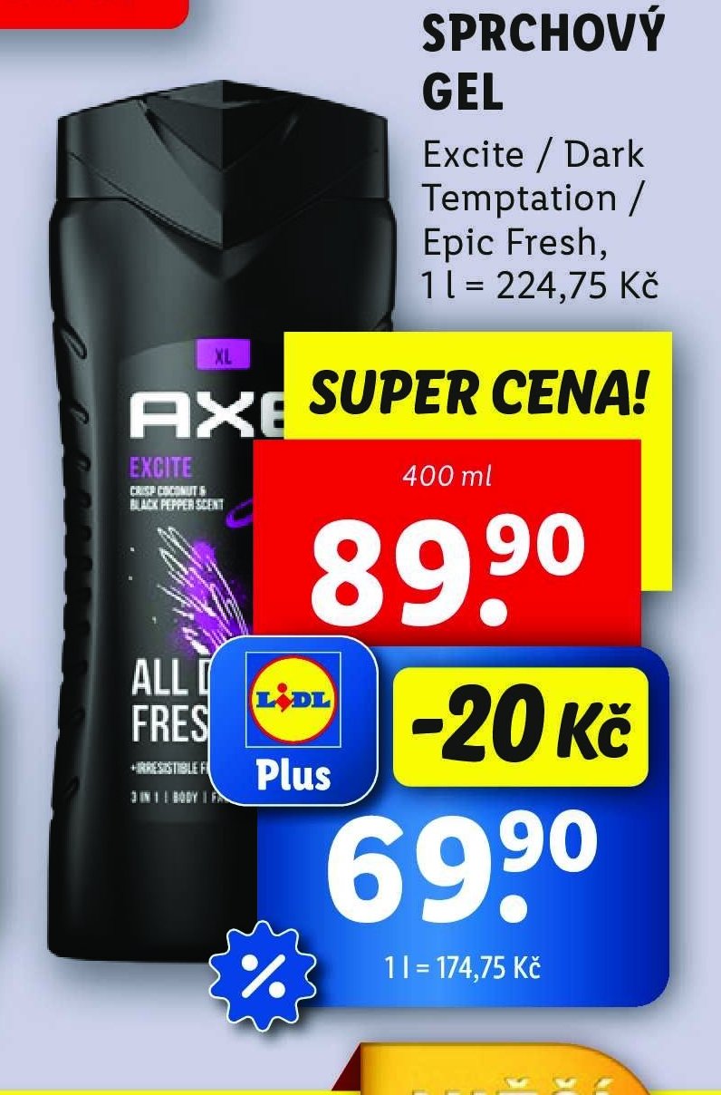 Axe sprchový gel