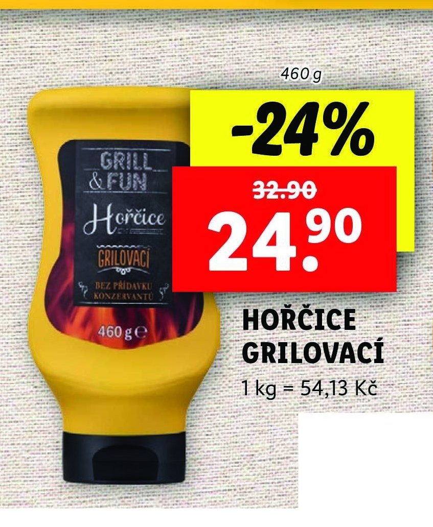 Hořčice grilovací