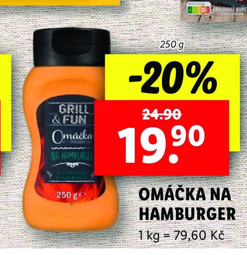 Omáčka na hamburger