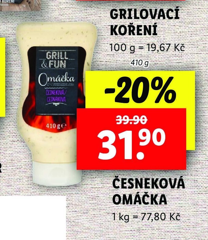 Česneková omáčka
