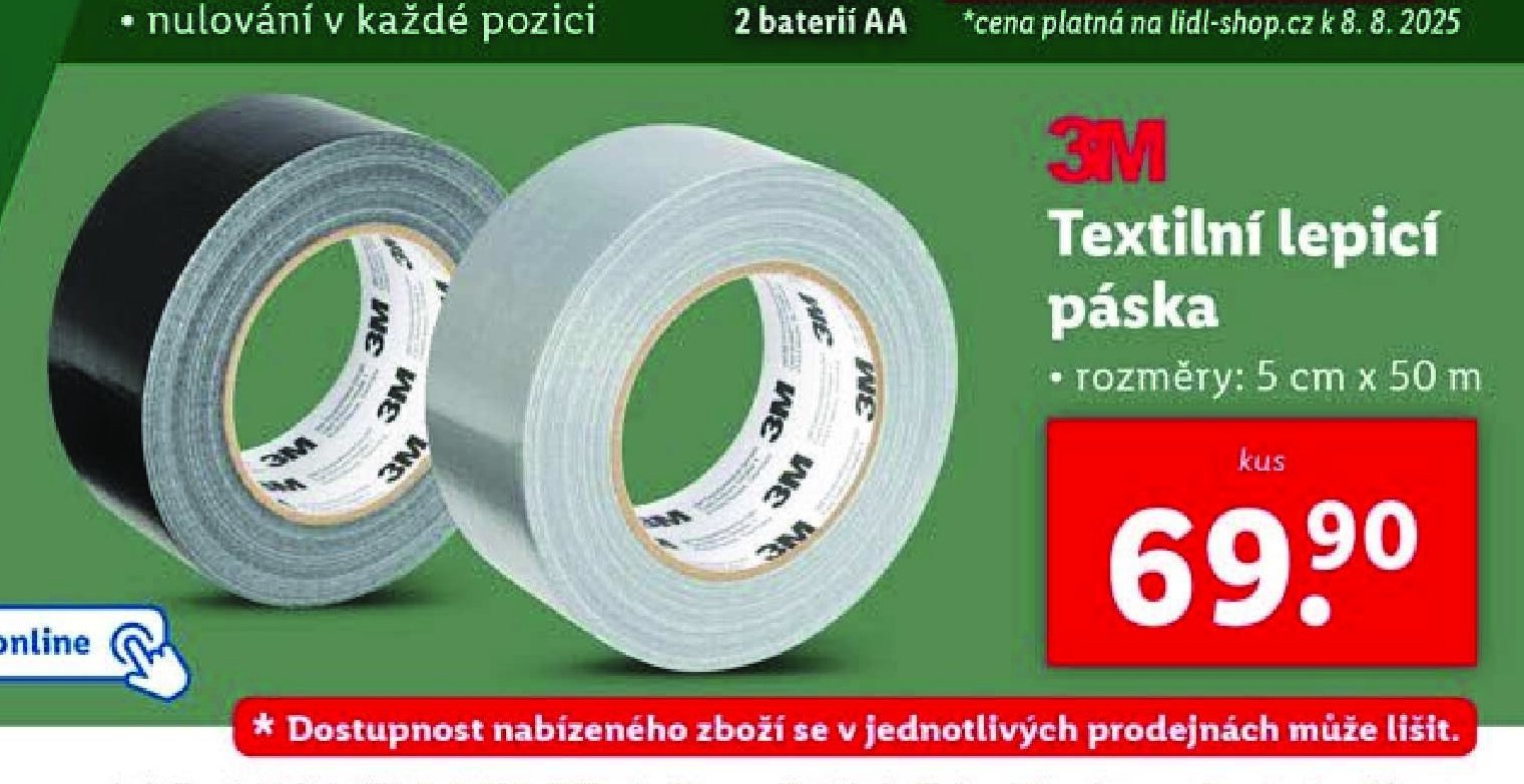 3M Textilní lepicí páska