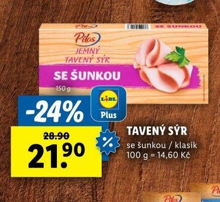 Tavený sýr se šunkou / klasik
