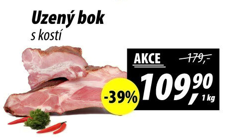 Uzený bok s kostí
