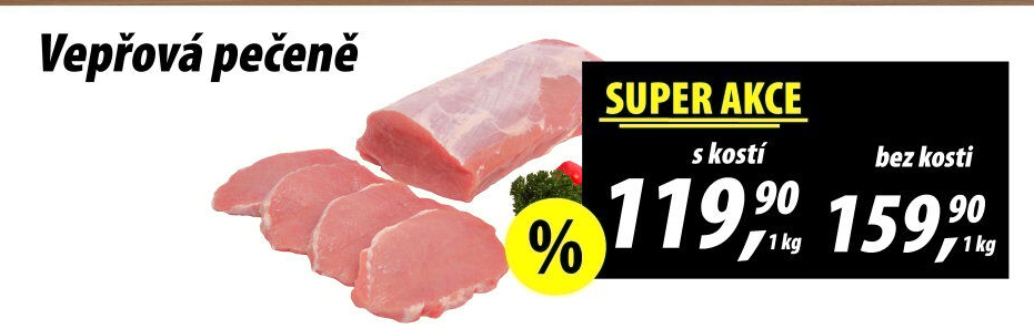 Vepřová pečeně s kostí