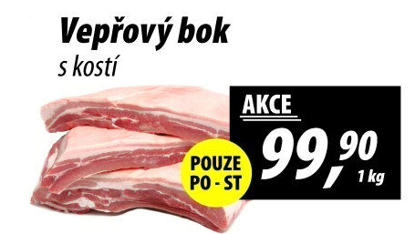 Vepřový bok s kostí