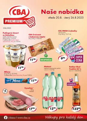 akční leták CBA 20.8.2025-26.8.2025
