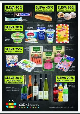 akční leták Žabka 6.8.2025-19.8.2025