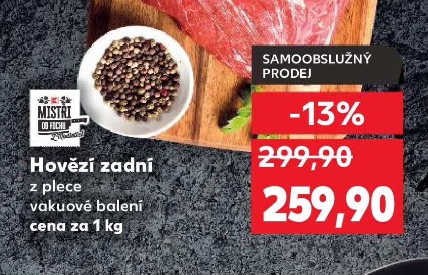 Hovězí zadní z plece