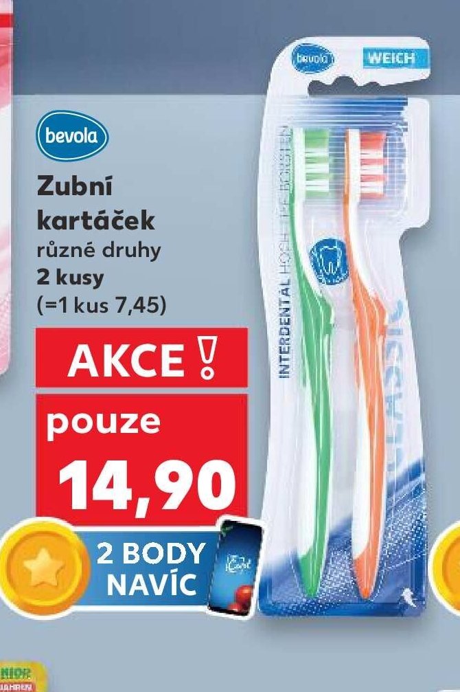 Zubní kartáček bevola