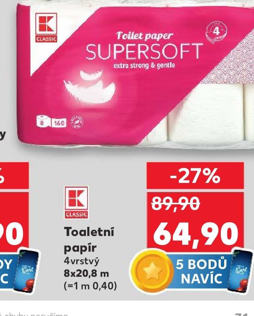 Toaletní papír Classic