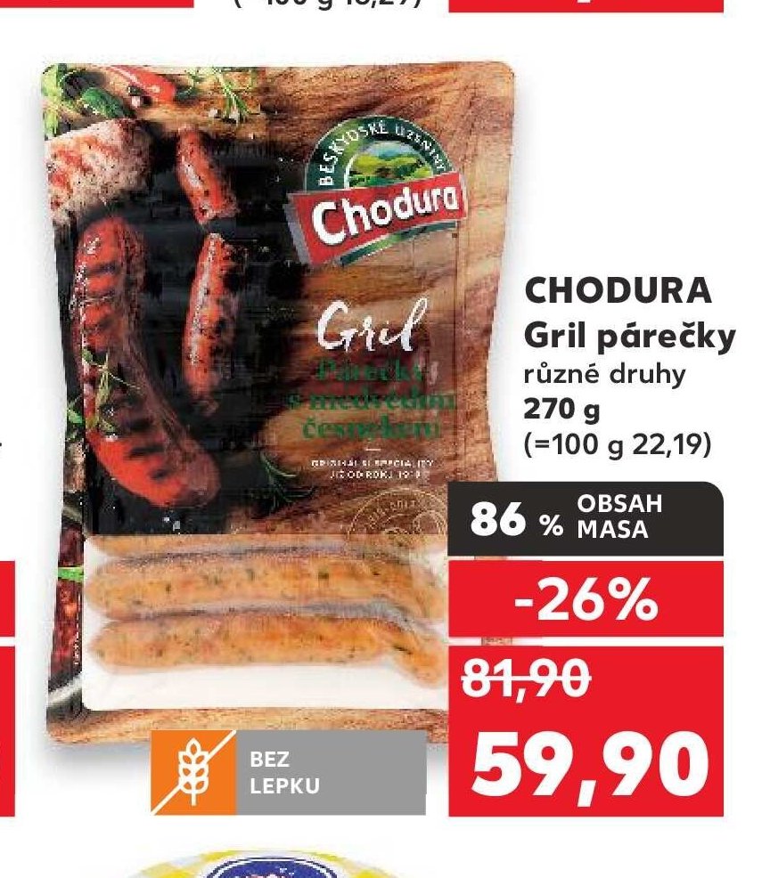 CHODURA Gril párečky - Kaufland akcniletaky.com