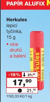 Herkules lepicí tyčinka