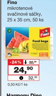 Fino mikrotenové svačinové sáčky