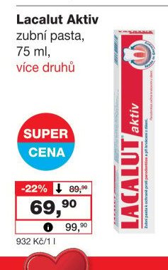 Lacalut Aktiv zubní pasta