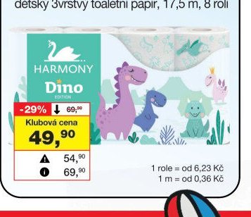 Harmony Dino toaletní papír