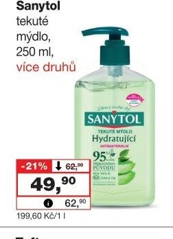 Sanytol tekuté mýdlo