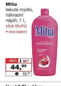Mitia tekuté mýdlo
